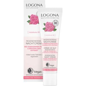 Био-крем ночной для сухой кожи Роза Logona Moisture Lift Regenerating Night Cream