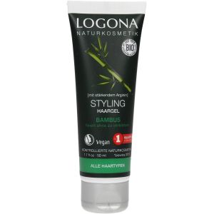 Био-гель для стайлинга и блеска волос, 50мл - Logona Styling Hair Gel Bamboo