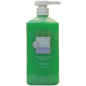 Энзимный скраб Папайя с микрогранулами Magiray Facial Foaming Scrub Papaya 500 мл