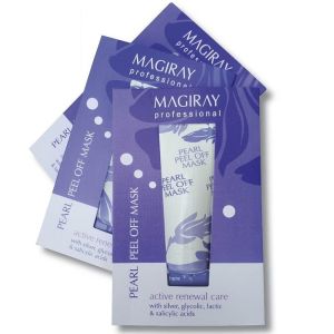 Жемчужная пленочная осветляющая маска-пилинг Magiray Pearl Peel Off Mask 10 шт
