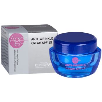 Крем від зморшок з колагеном та гіалуроновою кислотою Mon Platin DSM Age+ Anti-Wrinkle Cream SPF15 50 мл