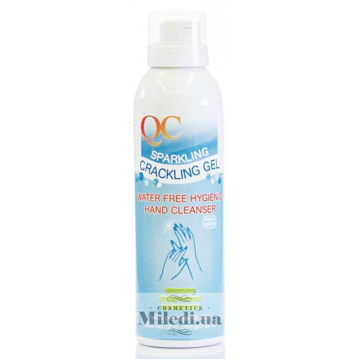 Гель-пенка для сухого мытья рук и ног Nannic QC Crackling Gel, 200 мл