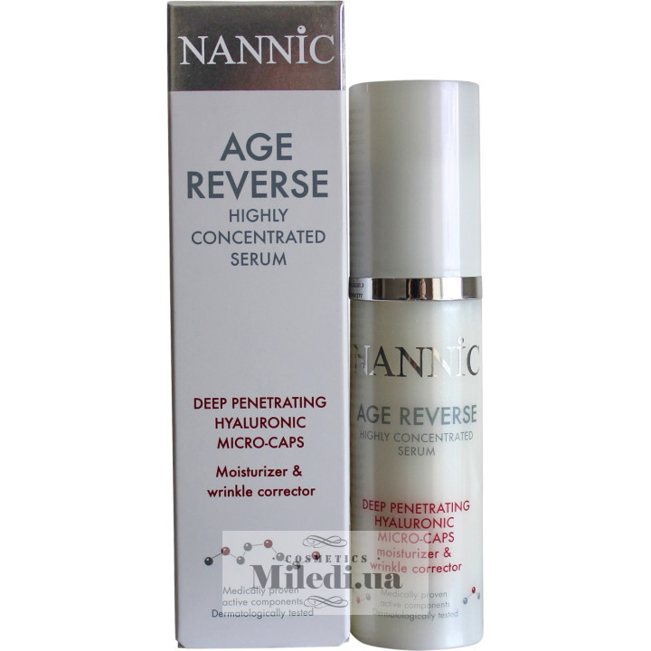 Сыворотка Nannic с гиалуроновыми микрокапсулами Age Reverse Deep Renetrating, 30 мл