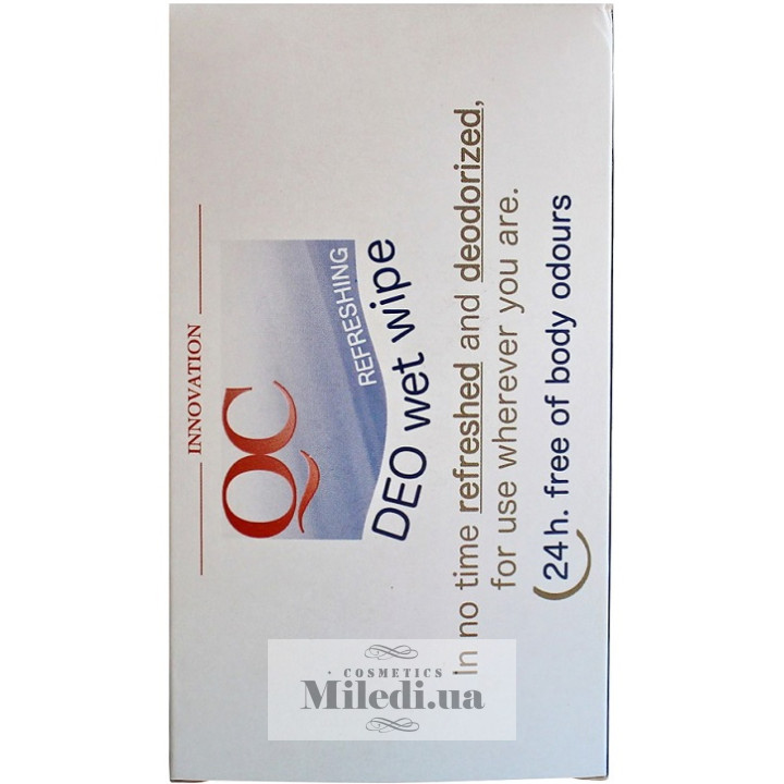 Дезодорирующие салфетки Nannic QC DEO Wet Wipes, 10 шт