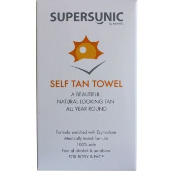 Суперсанік серветки для автозасмаги Nannic Supersunic Self Tan Towel 8 шт