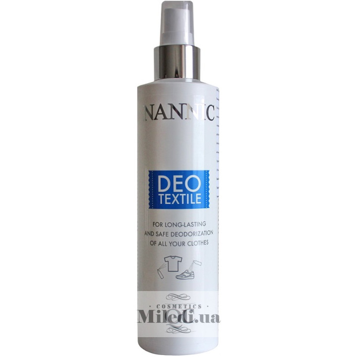 Дезодорант Nannic для усунення запаху на одязі та взутті, 250 мл