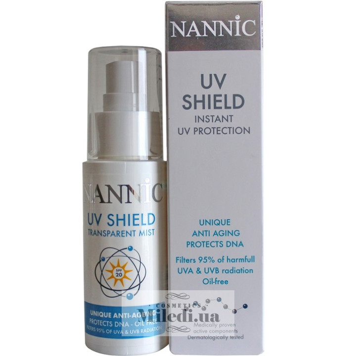 Солнцезащитный спрей Nannic с защитой ДНК кожи, 50 мл