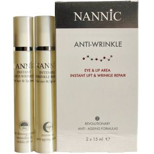 Сироватка проти зморшок навколо очей День і Ніч (набір) Nannic Instant Anti-Wrinkle Set (2х15ml)