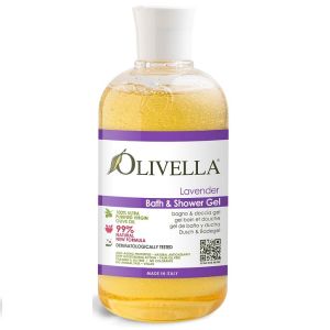 Гель для душу Лаванда на основі оливкової олії Olivella Bath & Shower Gel Lavender 500 мл
