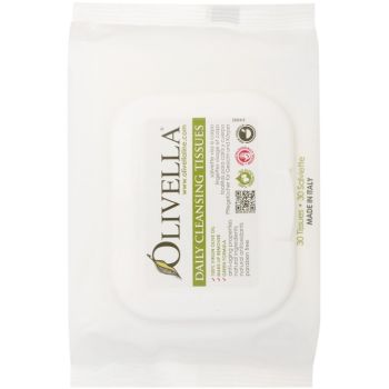 Салфетки очищающие для лица и тела Olivella Daily Cleansing Tissues 30 шт