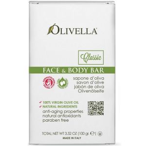 Мило на основі оливкової олії Olivella Face & Body Bar Soap 100 г