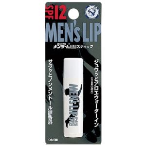 Гигиенический бальзам для губ для мужчин Omi Brotherhood Menturm Medicated Men's Lip SPF12 5,2 г