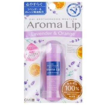 Помада-бальзам для губ Лаванда-цитрус Omi Brotherhood Menturm Aroma Lip Lavender & Orange 4 г