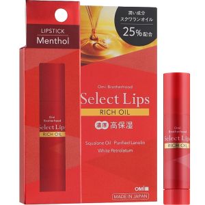 Бальзам для губ з ментолом Omi Brotherhood Select Lips Rich Oil 4 г