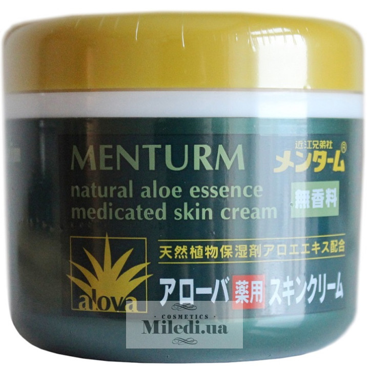 Крем з екстрактом алое Omi Brotherhood Menturm Natural Aloe, 185 мл