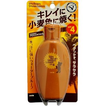 Увлажняющий лосьон для загара Omi Brotherhood Menturm Sun Bears Suntan Lotion SPF4 100 мл