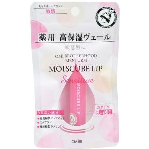 Супер зволожуючий бальзам стік для чутливих губ Omi Brotherhood Menturm Moiscube Lip Sensitive 4 г