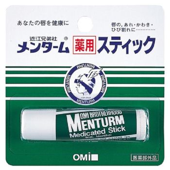 Гигиеническая помада для губ с ментолом Omi Brotherhood Menturm Medicated Lip Stick Menthol 5 г