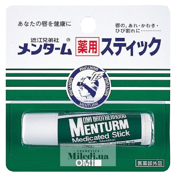 Гігієнічна помада для губ Omi Brotherhood з ментолом, 5 г