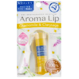 Бальзам для губ Ромашка-шалфей, 4гр - Omi Brotherhood Menturm Aroma Lip Chamomile & Clarysage