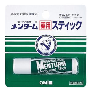 Гигиеническая помада для губ с ментолом Omi Brotherhood Menturm Medicated Lip Stick Menthol 5 г