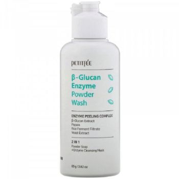Энзимная пудра для умывания с бета-глюканом Petitfee Beta-Glucan Enzyme Powder Wash 80 г