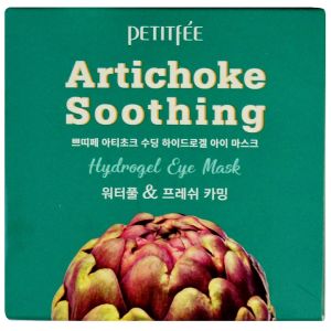 Гидрогелевые патчи для глаз с экстрактом артишока Petitfee Artichoke Soothing Hydrogel Eye Mask 60 шт