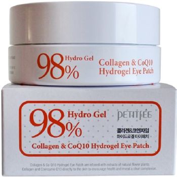 Гідрогелеві патчі для очей з колагеном і коензимом Petitfee Collagen & Co Q10 Hydro Gel Eye Patch 60 шт