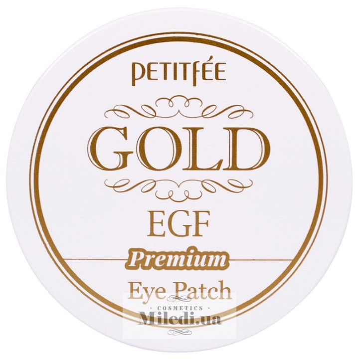 Гидрогелевые патчи Petitfee вокруг глаз с золотом и EGF-фактором, 60 шт