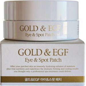 Патчи для глаз и точечные патчи для лица с золотом Petitfee Gold & EGF Eye & Spot Patch 60 + 30 шт