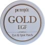 Гидрогелевые патчи Petitfee с золотом и EGF для глаз и точечные для лица