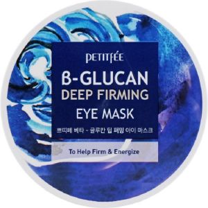 Супер укрепляющие патчи для глаз с бета-глюканом Petitfee B-Glucan Deep Firming Eye Mask 60 шт