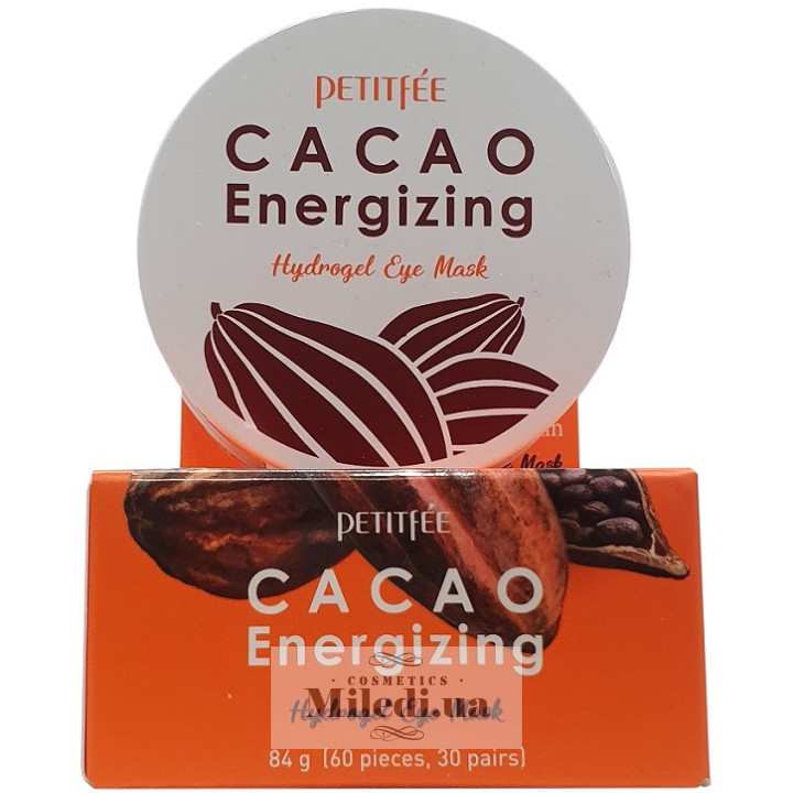Гидрогелевые патчи для глаз Petitfee с экстрактом какао, 60 шт