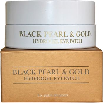 Гидрогелевые патчи для глаз с золотом и черным жемчугом Petitfee Black Pearl Gold Hydrogel Eye Patch 60 шт