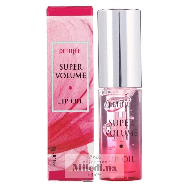 Увлажняющее масло с эффектом объемных губ Petitfee Super Volume Lip Oil, 3 мл
