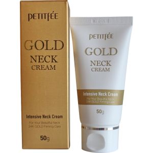 Интенсивный крем для шеи и зоны декольте с золотом Petitfee Gold Intensive Neck Cream 50 мл