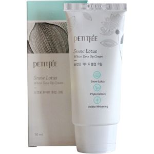 Увлажняющий и осветляющий крем Petitfee Snow Lotus White Tone Up Cream 50 мл