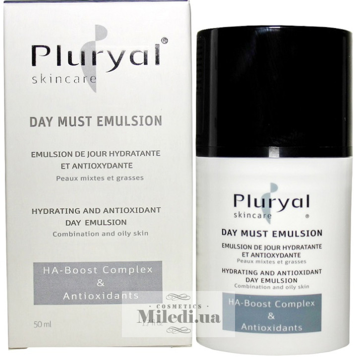 Емульсія денна зволожуюча Pluryal Skin Care Day Must Emulsion, 50 мл