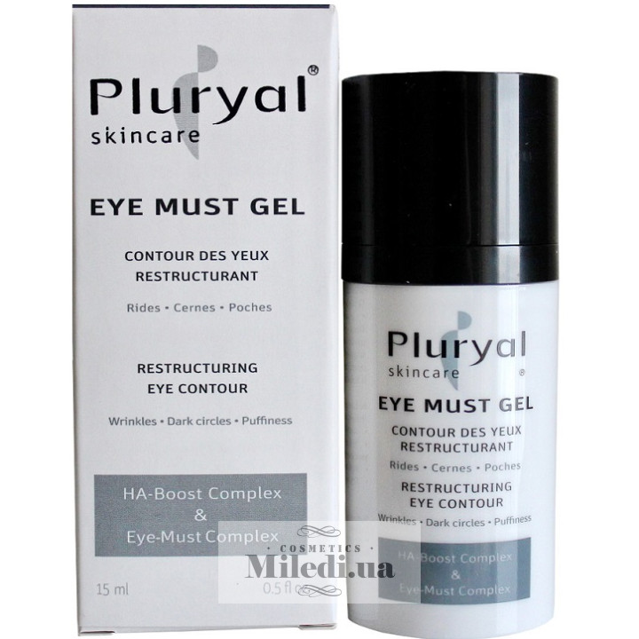 Гель-контур для кожи вокруг глаз Pluryal Skin Care Eye Must Gel, 15 мл