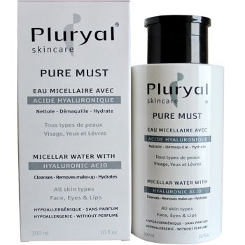Мицеллярная вода с гиалуроновой кислотой Pluryal Skin Care Pure Must 300 мл