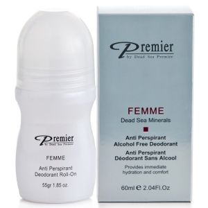 Дезодорант ролл для женщин, 60мл - Dead Sea Premier Anti-Perspirant Alcohol Free Deodorant For Women