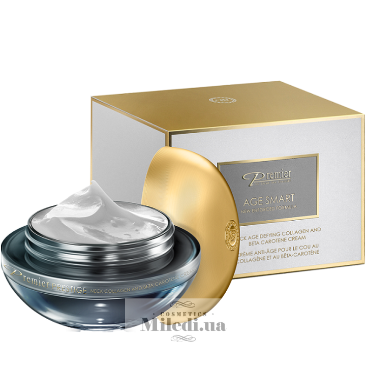 Крем Dead Sea Premier с коллагеном и бета-каротином для шеи и декольте, 60 мл