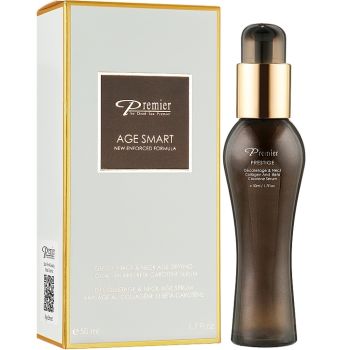 Сироватка з колагеном та бета-каротином для шиї та декольте Dead Sea Premier Age Smart Decolletage 50 мл