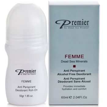 Дезодорант-антиперспірант для жінок Dead Sea Premier Anti-Perspirant Alcohol Free Deodorant Women 60 мл