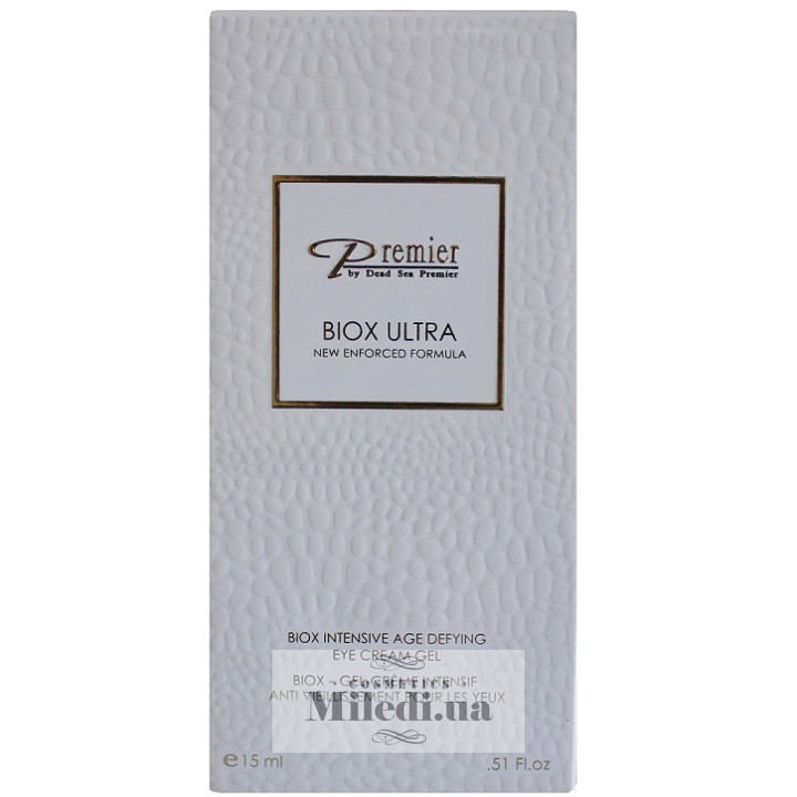 Інтенсивний крем-гель Dead Sea Premier Biox проти зморшок навколо очей, 15 мл