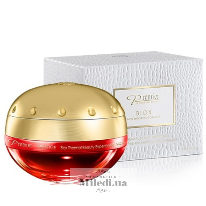 Распаривающая термо-маска Dead Sea Premier Biox против морщин, 100 мл