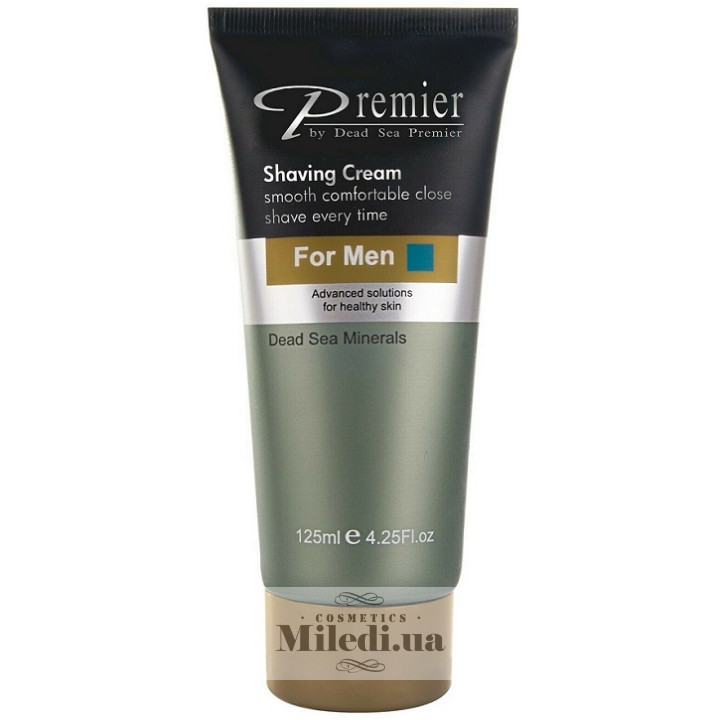 Крем-гель для бритья Dead Sea Premier Shaving Cream для мужчин, 125 мл