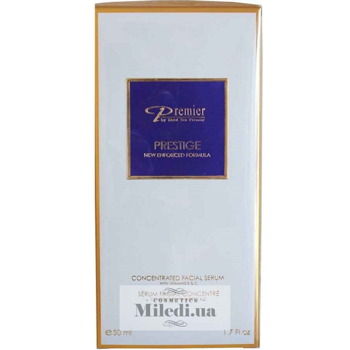 Концентрированный серум Dead Sea Premier с витаминами Е и С, 50 мл