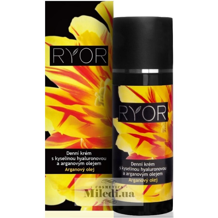 Дневной крем с гиалуроновой кислотой и аргановым маслом Ryor Argan Oil Day Cream with Hyaluronic Acid & Argan Oil 50 мл
