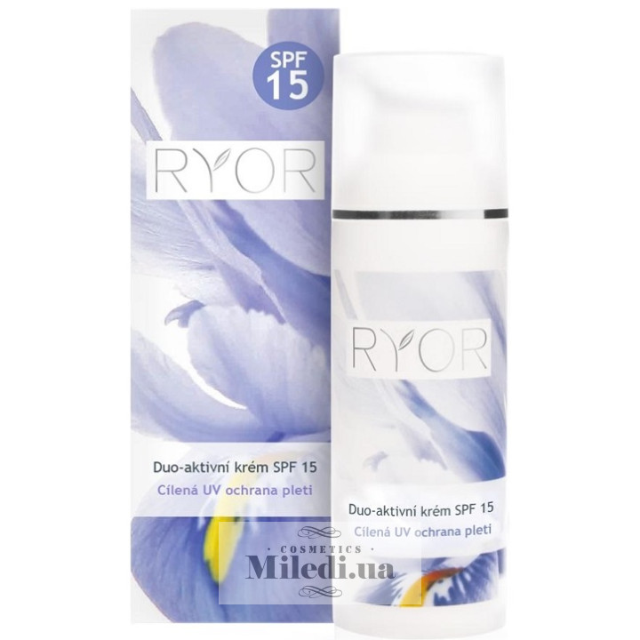 Дуо-активний крем Ryor з сонцезахисним фактором SPF15, 50 мл